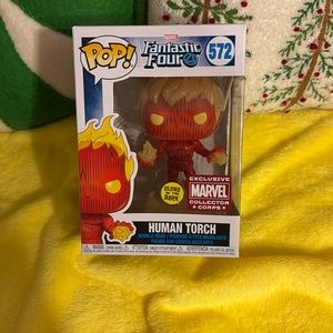 Funko Pop Human Torch from fantastic 4